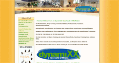 Desktop Screenshot of dynamixx-fitness.de